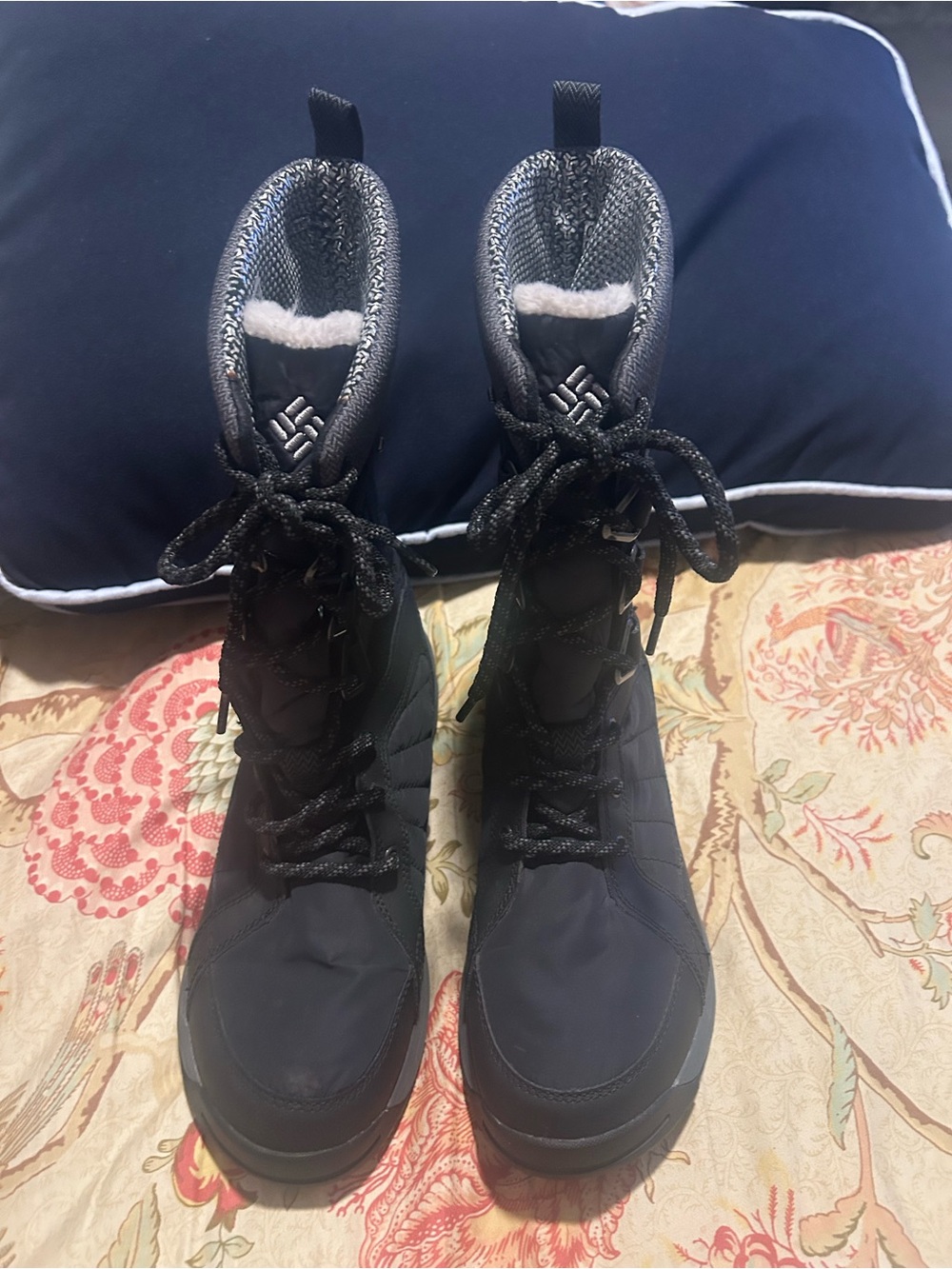 Columbia Black Winter Ankle Boots